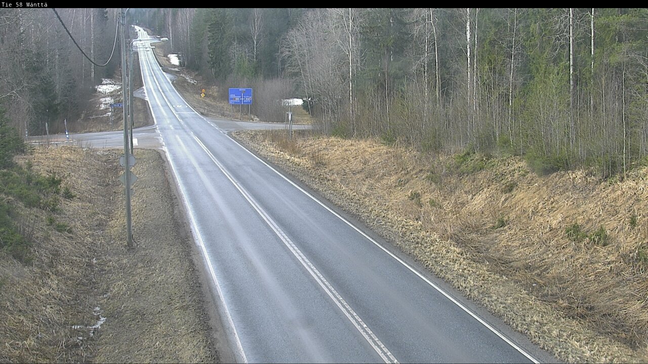 Weather Camera Image Road 58 Mänttä, Mänttä-Vilppula, Pirkanmaa