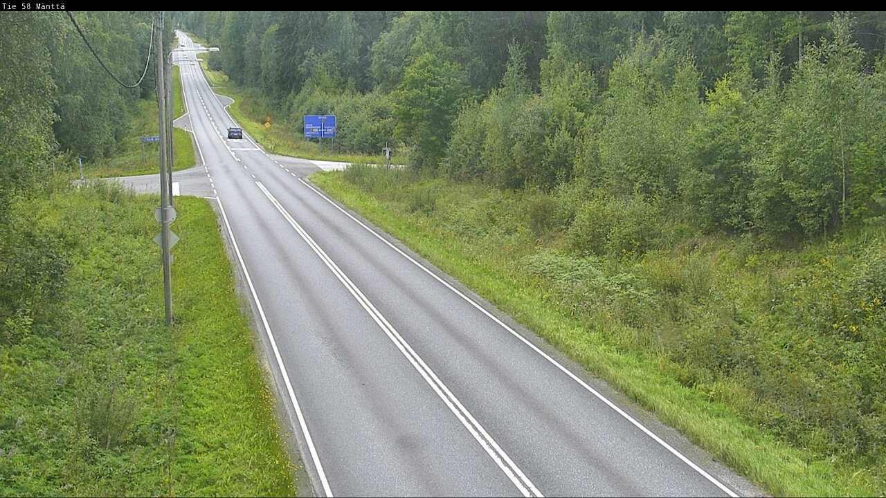 Weather Camera Image Road 58 Mänttä, Mänttä-Vilppula, Pirkanmaa