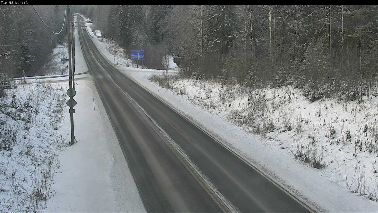 Weather Camera Image Road 58 Mänttä, Mänttä-Vilppula, Pirkanmaa