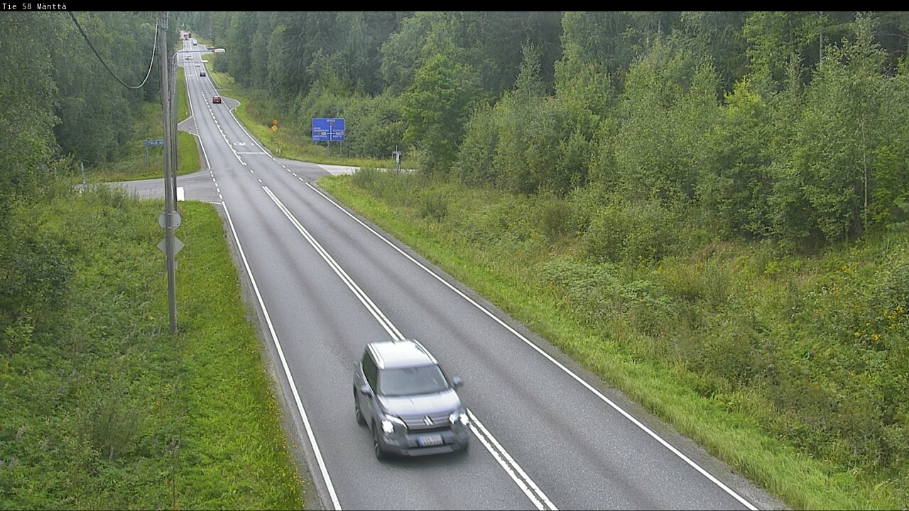 Weather Camera Image Road 58 Mänttä, Mänttä-Vilppula, Pirkanmaa