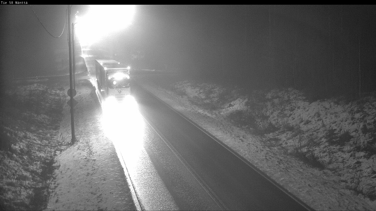 Weather Camera Image Väg 58 Mänttä, Mänttä-Vilppula, Pirkanmaa