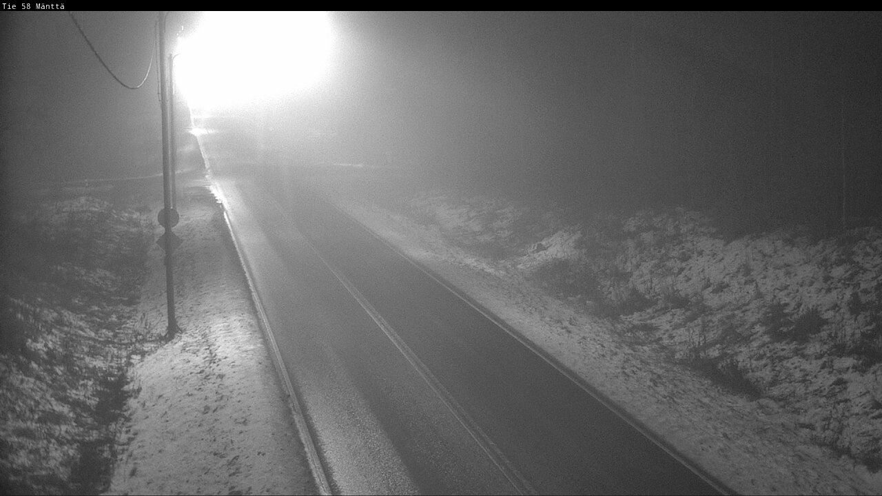 Weather Camera Image Väg 58 Mänttä, Mänttä-Vilppula, Pirkanmaa