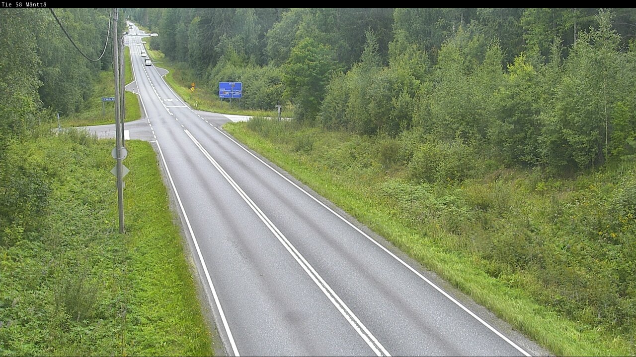 Weather Camera Image Road 58 Mänttä, Mänttä-Vilppula, Pirkanmaa