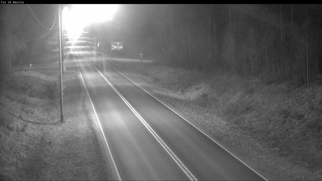 Weather Camera Image Road 58 Mänttä, Mänttä-Vilppula, Pirkanmaa