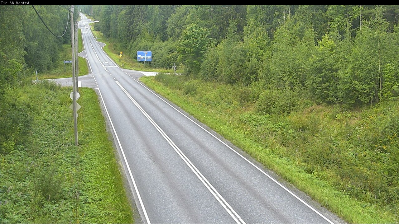 Weather Camera Image Road 58 Mänttä, Mänttä-Vilppula, Pirkanmaa