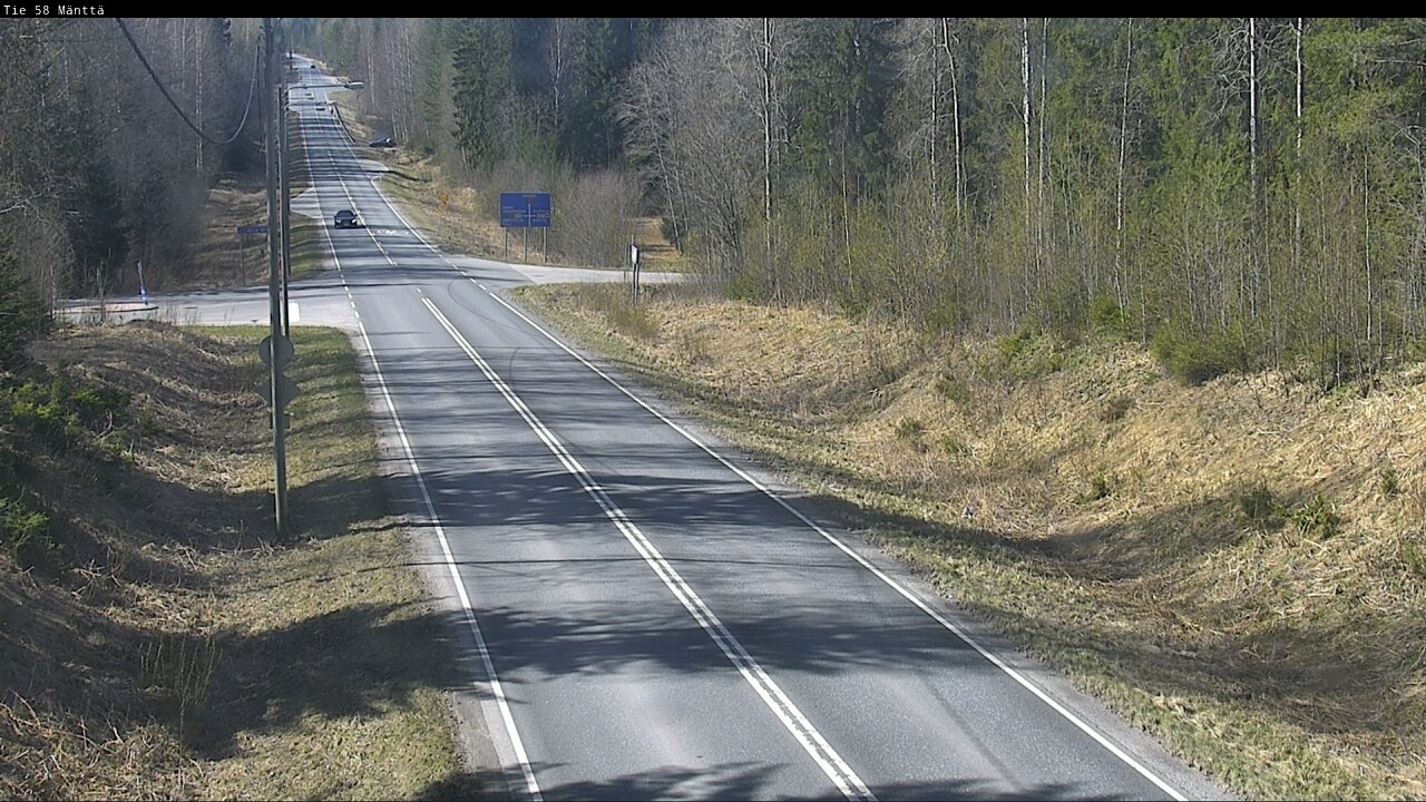 Kelikamerat Kuva Tie 58 Mänttä, Mänttä-Vilppula, Pirkanmaa
