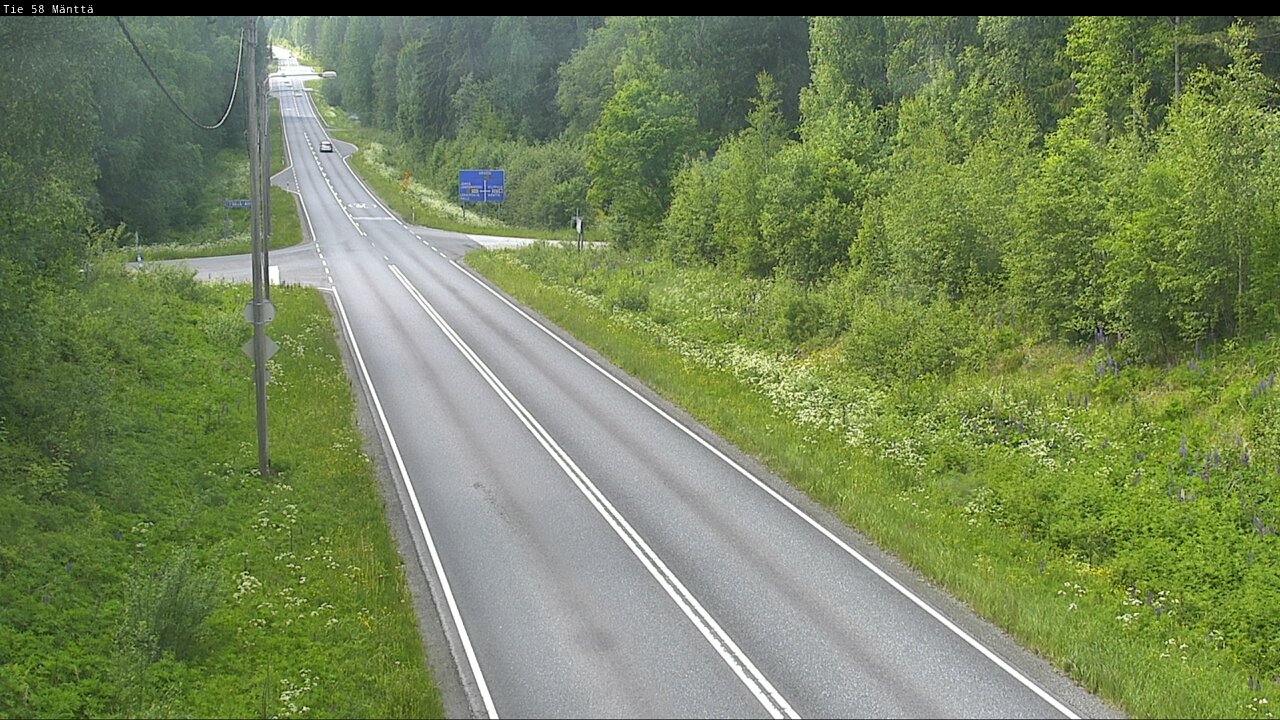 Kelikamerat Kuva Tie 58 Mänttä, Mänttä-Vilppula, Pirkanmaa