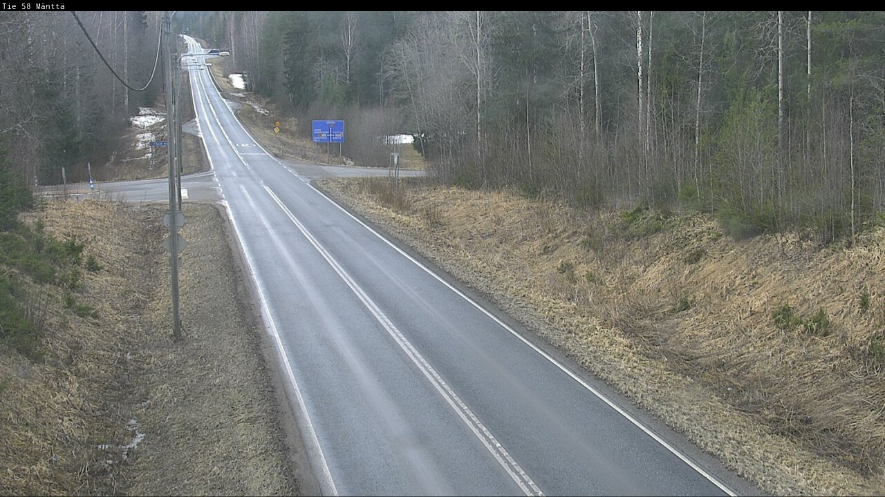 Weather Camera Image Road 58 Mänttä, Mänttä-Vilppula, Pirkanmaa