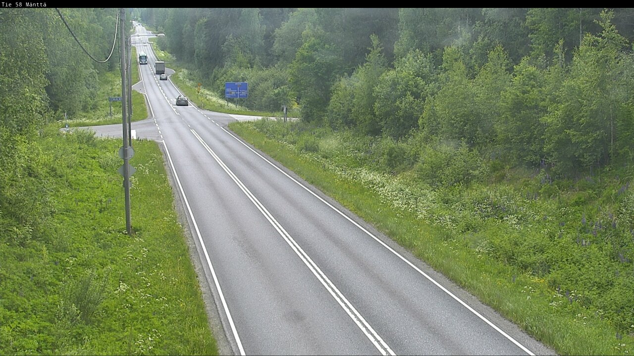 Kelikamerat Kuva Tie 58 Mänttä, Mänttä-Vilppula, Pirkanmaa