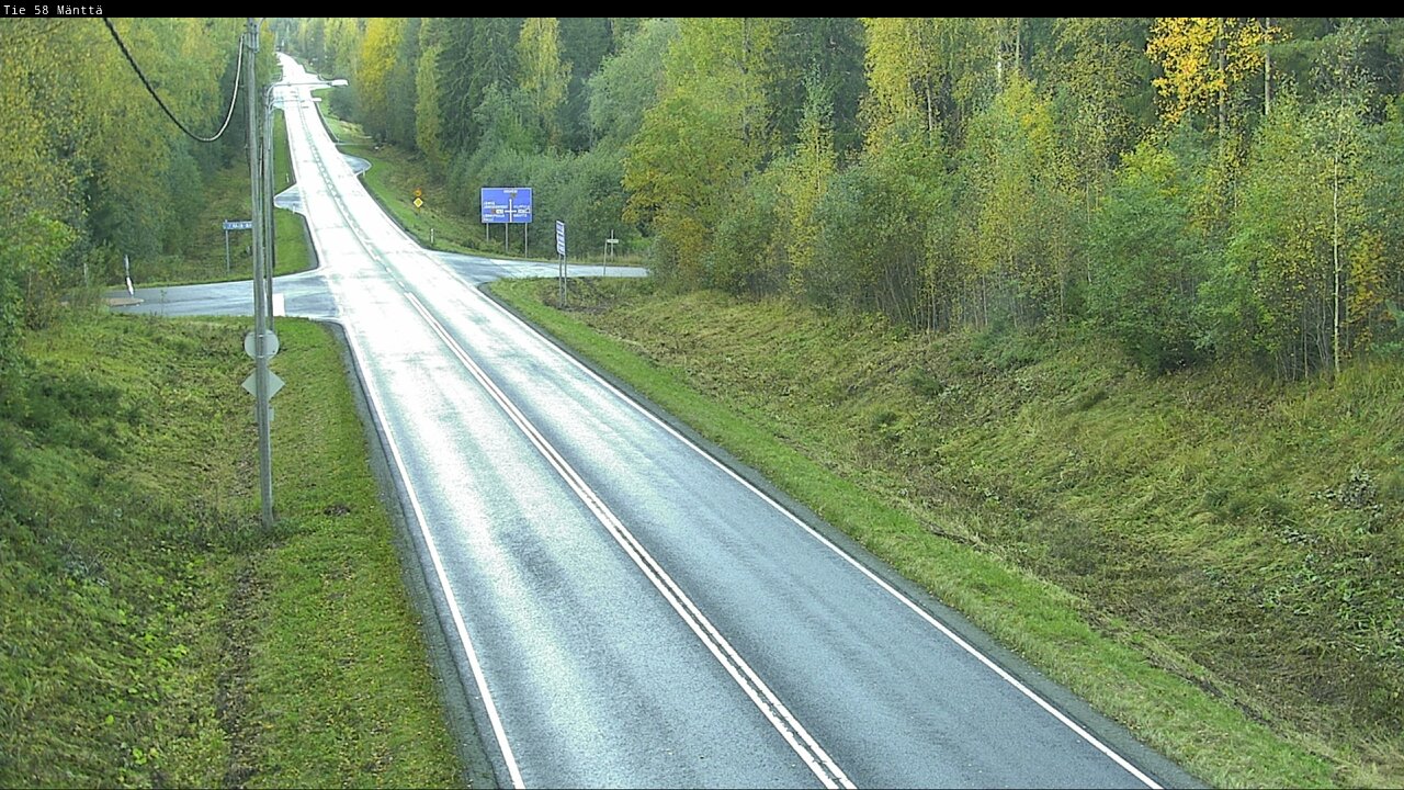 Weather Camera Image Road 58 Mänttä, Mänttä-Vilppula, Pirkanmaa