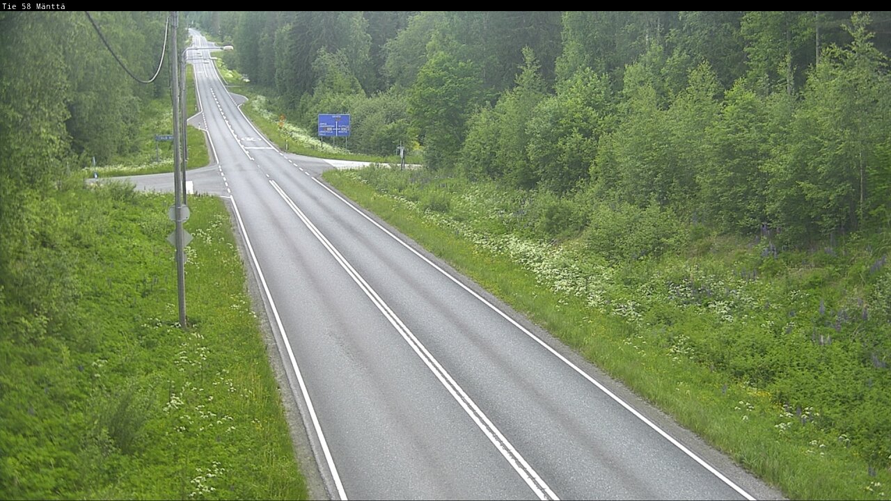 Kelikamerat Kuva Tie 58 Mänttä, Mänttä-Vilppula, Pirkanmaa