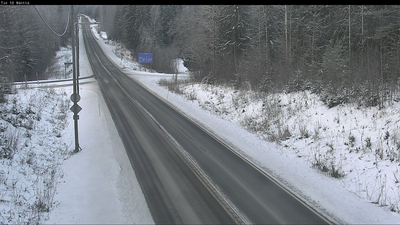Weather Camera Image Road 58 Mänttä, Mänttä-Vilppula, Pirkanmaa