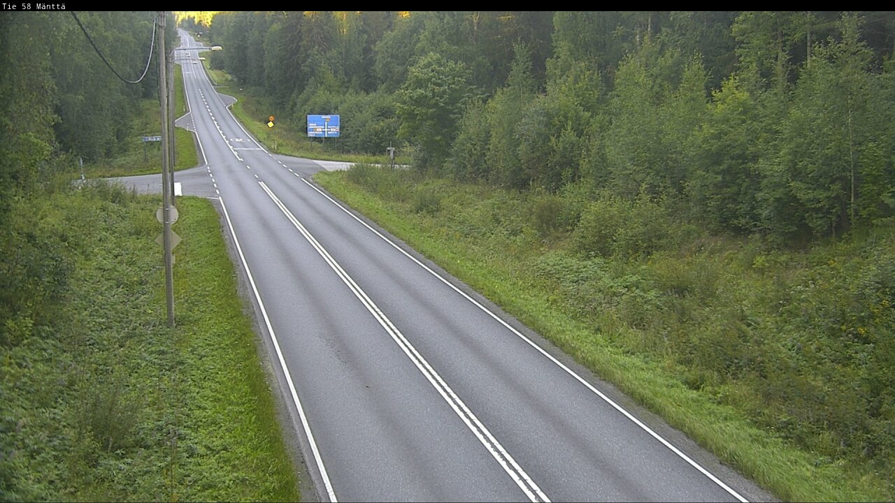 Weather Camera Image Road 58 Mänttä, Mänttä-Vilppula, Pirkanmaa