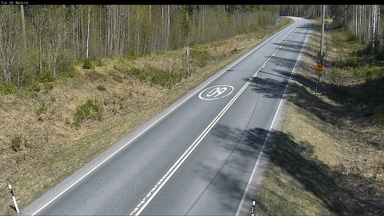 Kelikamerat Kuva Tie 58 Mänttä, Mänttä-Vilppula, Pirkanmaa