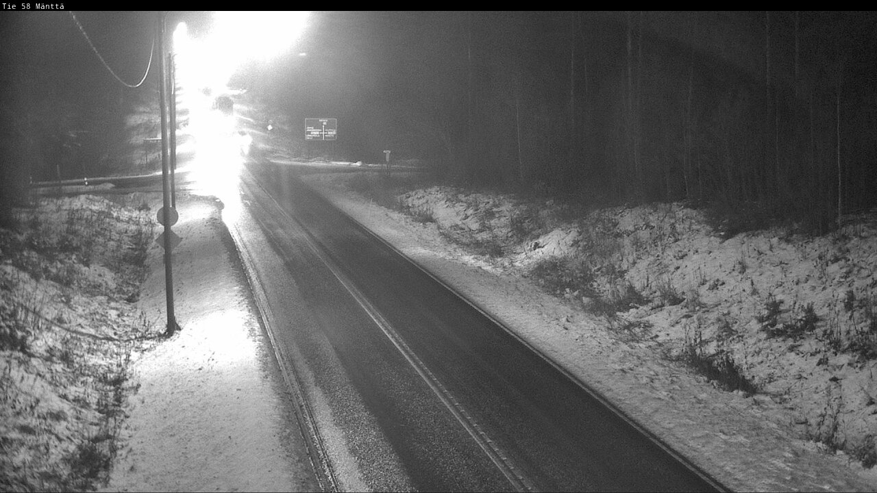 Weather Camera Image Väg 58 Mänttä, Mänttä-Vilppula, Pirkanmaa