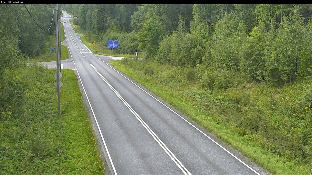 Weather Camera Image Road 58 Mänttä, Mänttä-Vilppula, Pirkanmaa
