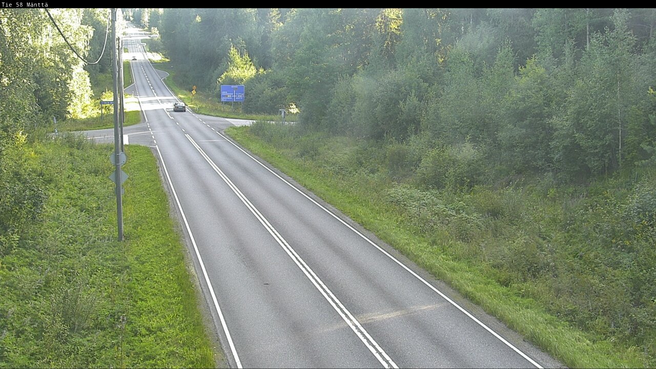 Kelikamerat Kuva Tie 58 Mänttä, Mänttä-Vilppula, Pirkanmaa