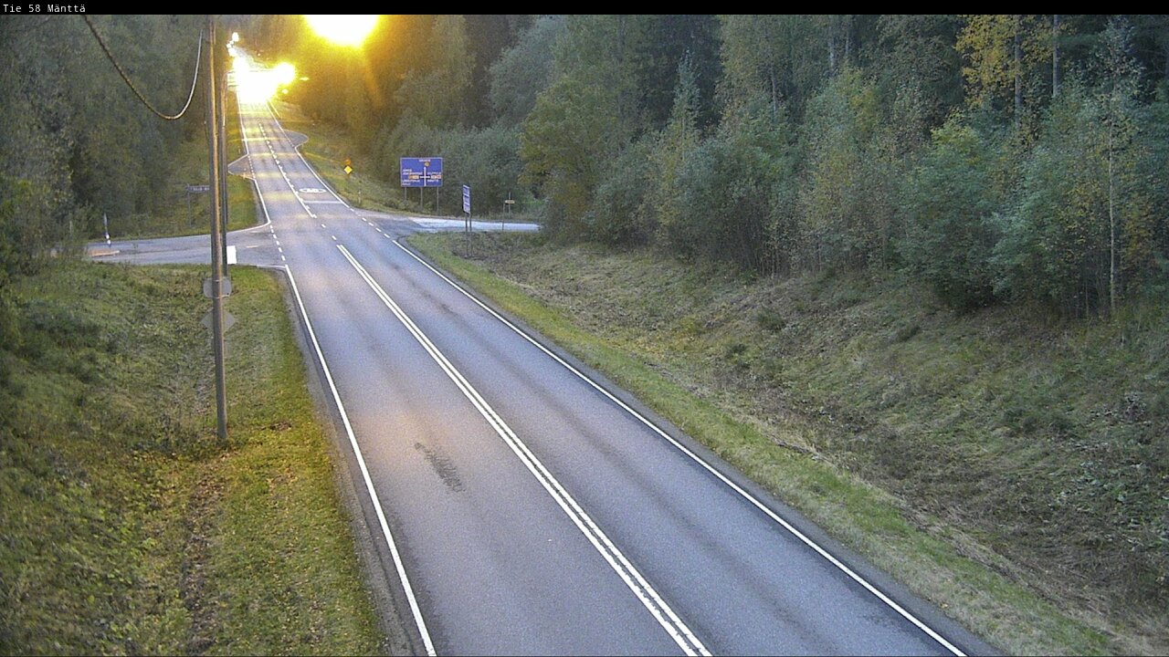 Kelikamerat Kuva Tie 58 Mänttä, Mänttä-Vilppula, Pirkanmaa