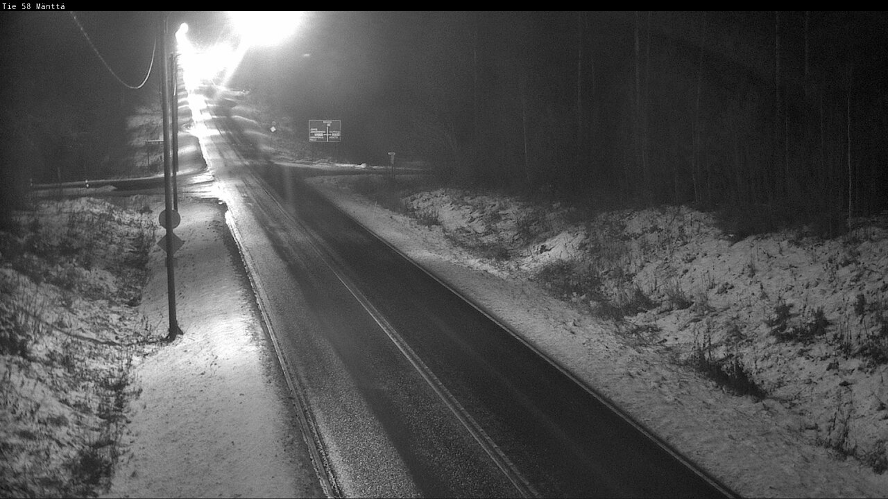 Weather Camera Image Väg 58 Mänttä, Mänttä-Vilppula, Pirkanmaa