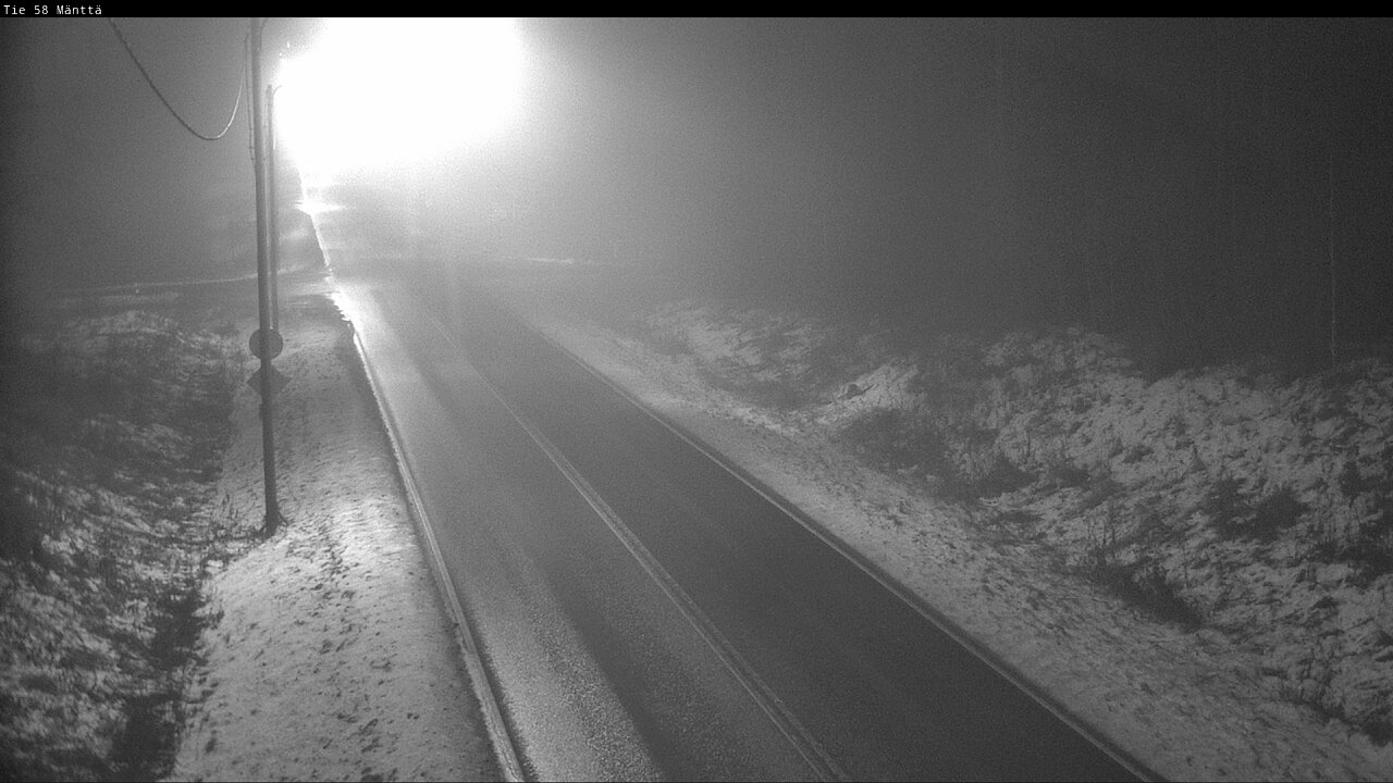 Weather Camera Image Väg 58 Mänttä, Mänttä-Vilppula, Pirkanmaa