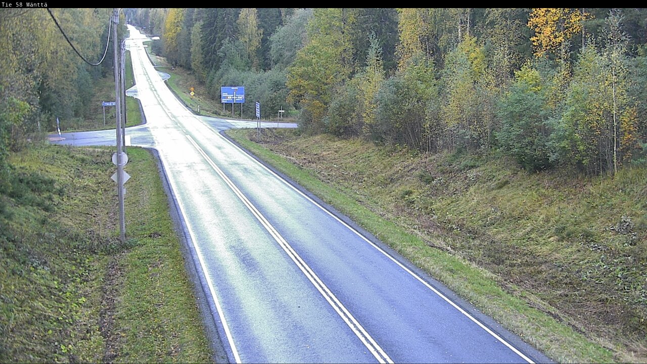 Weather Camera Image Road 58 Mänttä, Mänttä-Vilppula, Pirkanmaa