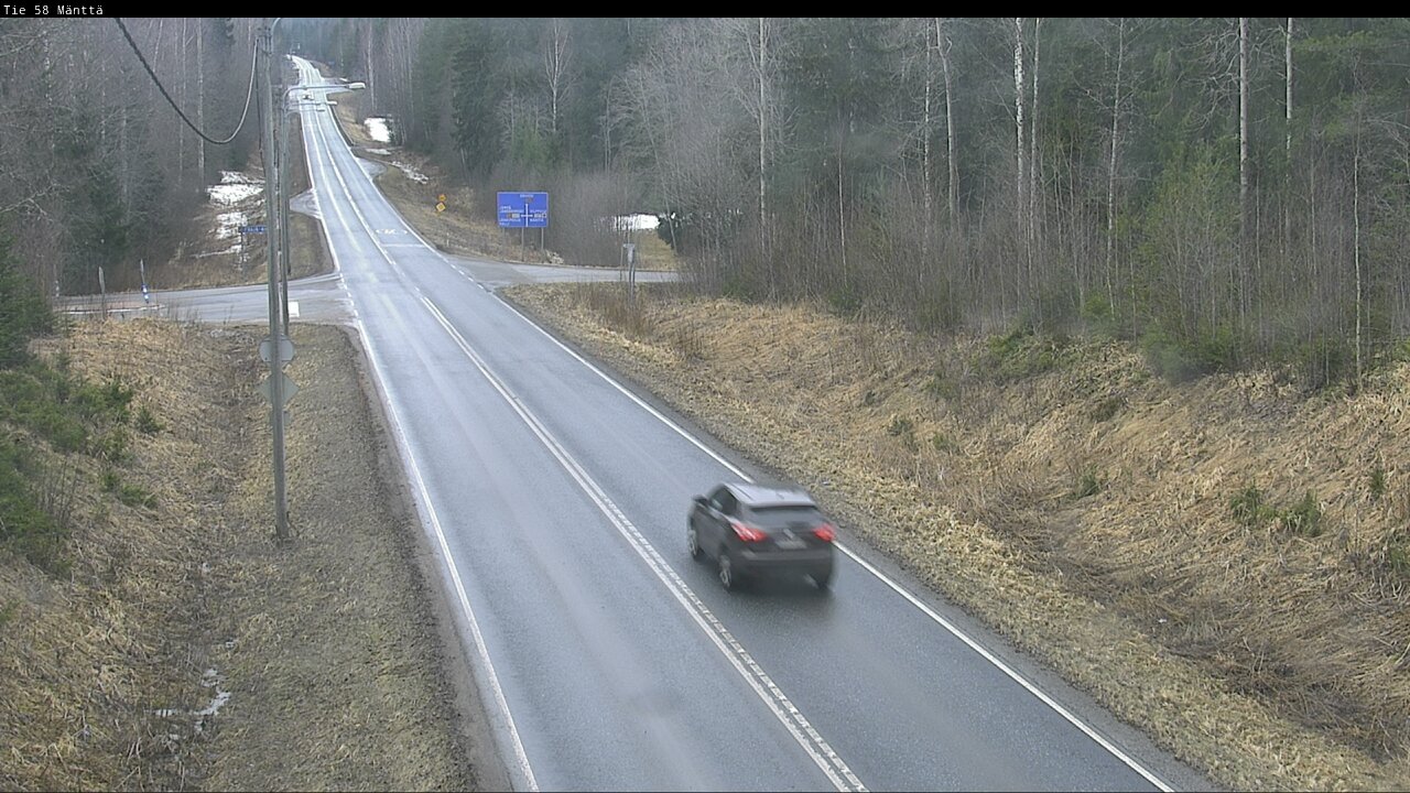 Weather Camera Image Road 58 Mänttä, Mänttä-Vilppula, Pirkanmaa