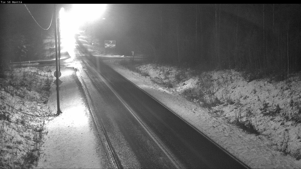 Weather Camera Image Väg 58 Mänttä, Mänttä-Vilppula, Pirkanmaa