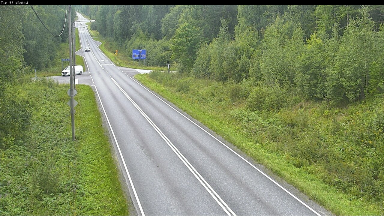 Weather Camera Image Road 58 Mänttä, Mänttä-Vilppula, Pirkanmaa