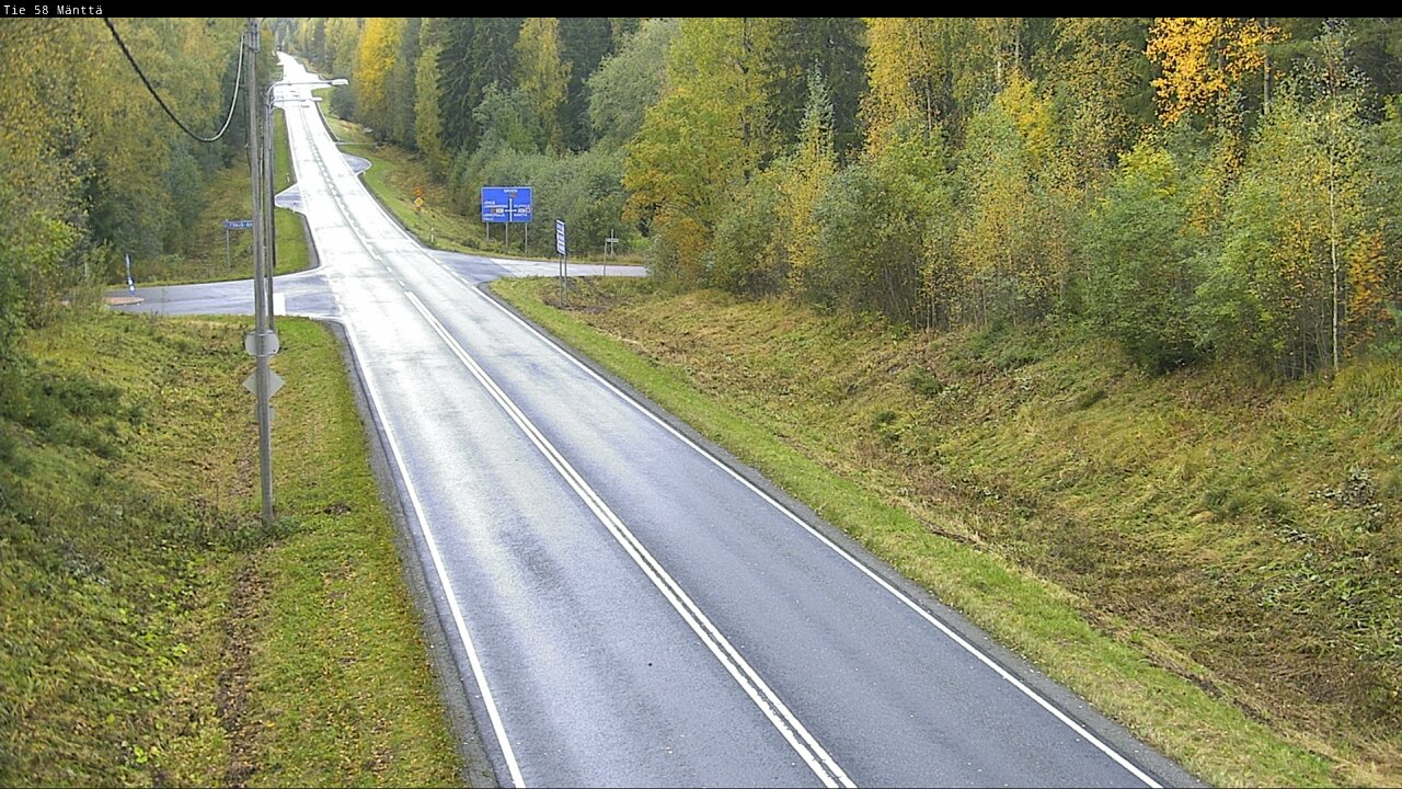 Weather Camera Image Road 58 Mänttä, Mänttä-Vilppula, Pirkanmaa