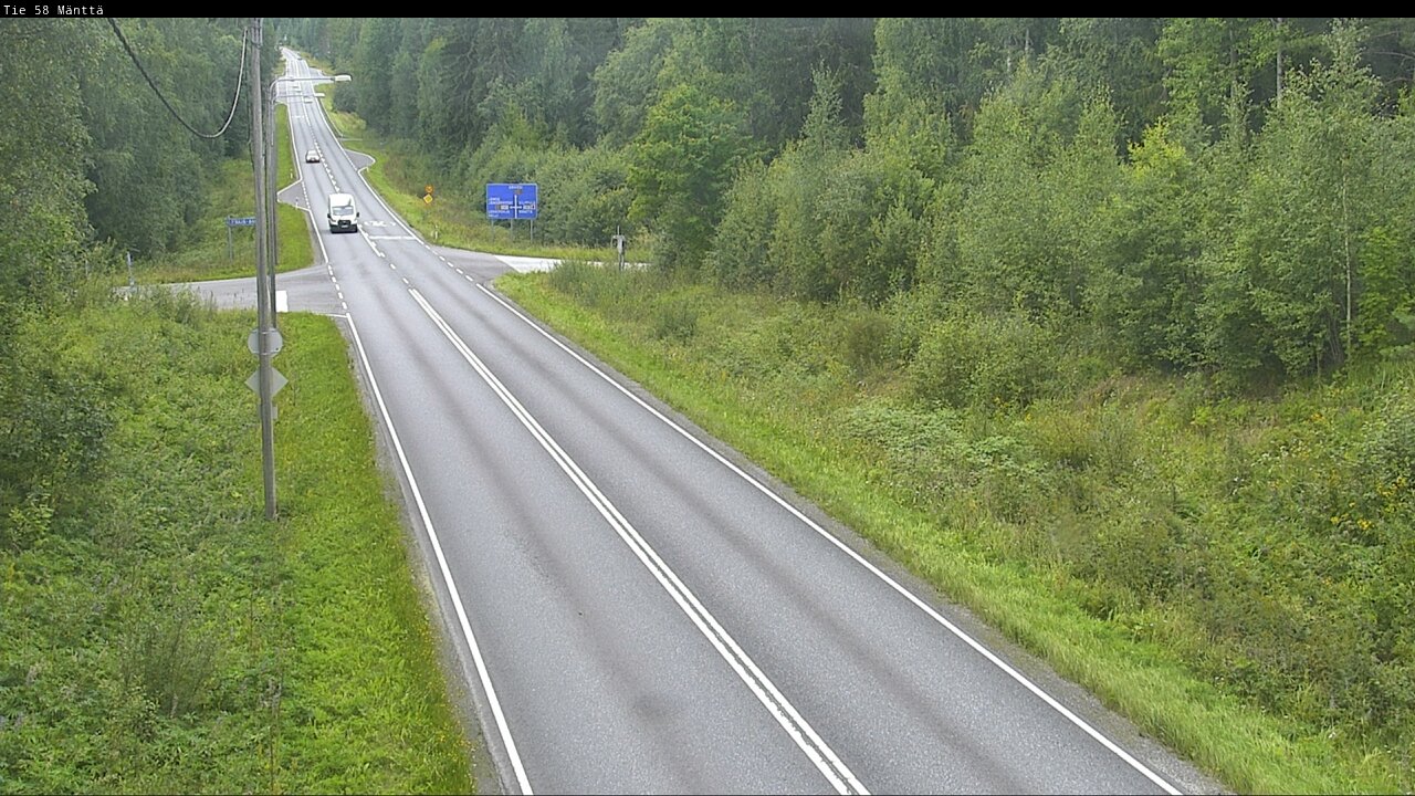 Weather Camera Image Road 58 Mänttä, Mänttä-Vilppula, Pirkanmaa