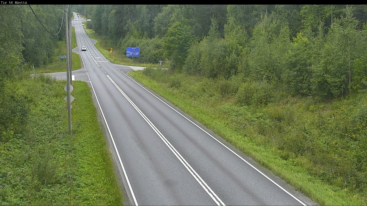 Weather Camera Image Road 58 Mänttä, Mänttä-Vilppula, Pirkanmaa