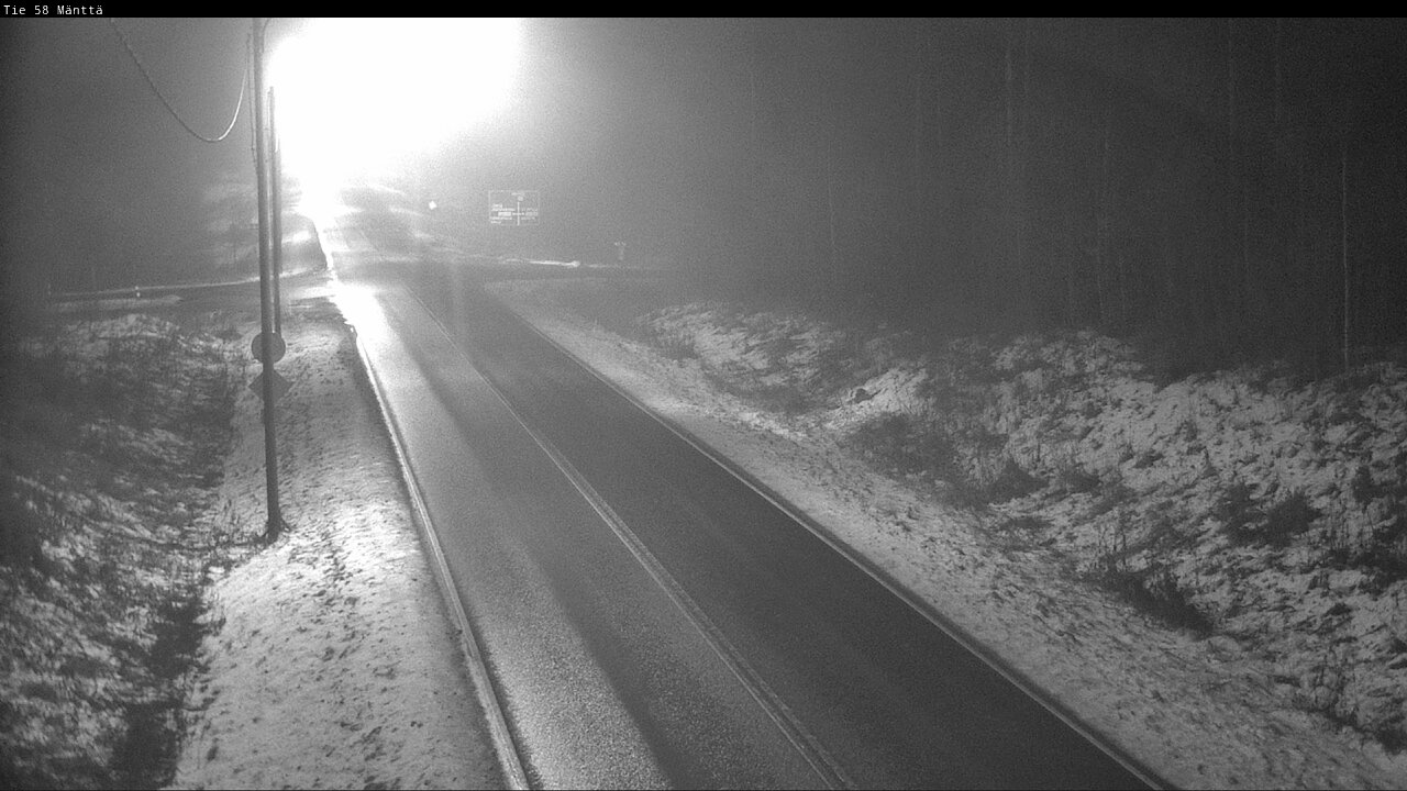 Weather Camera Image Väg 58 Mänttä, Mänttä-Vilppula, Pirkanmaa