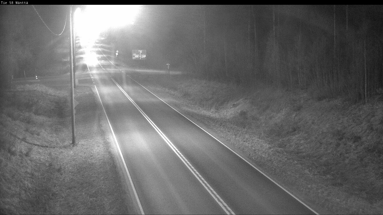 Weather Camera Image Road 58 Mänttä, Mänttä-Vilppula, Pirkanmaa