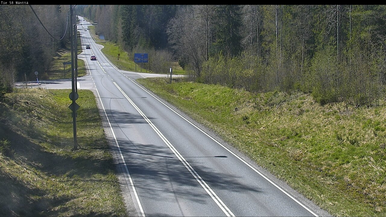Weather Camera Image Road 58 Mänttä, Mänttä-Vilppula, Pirkanmaa