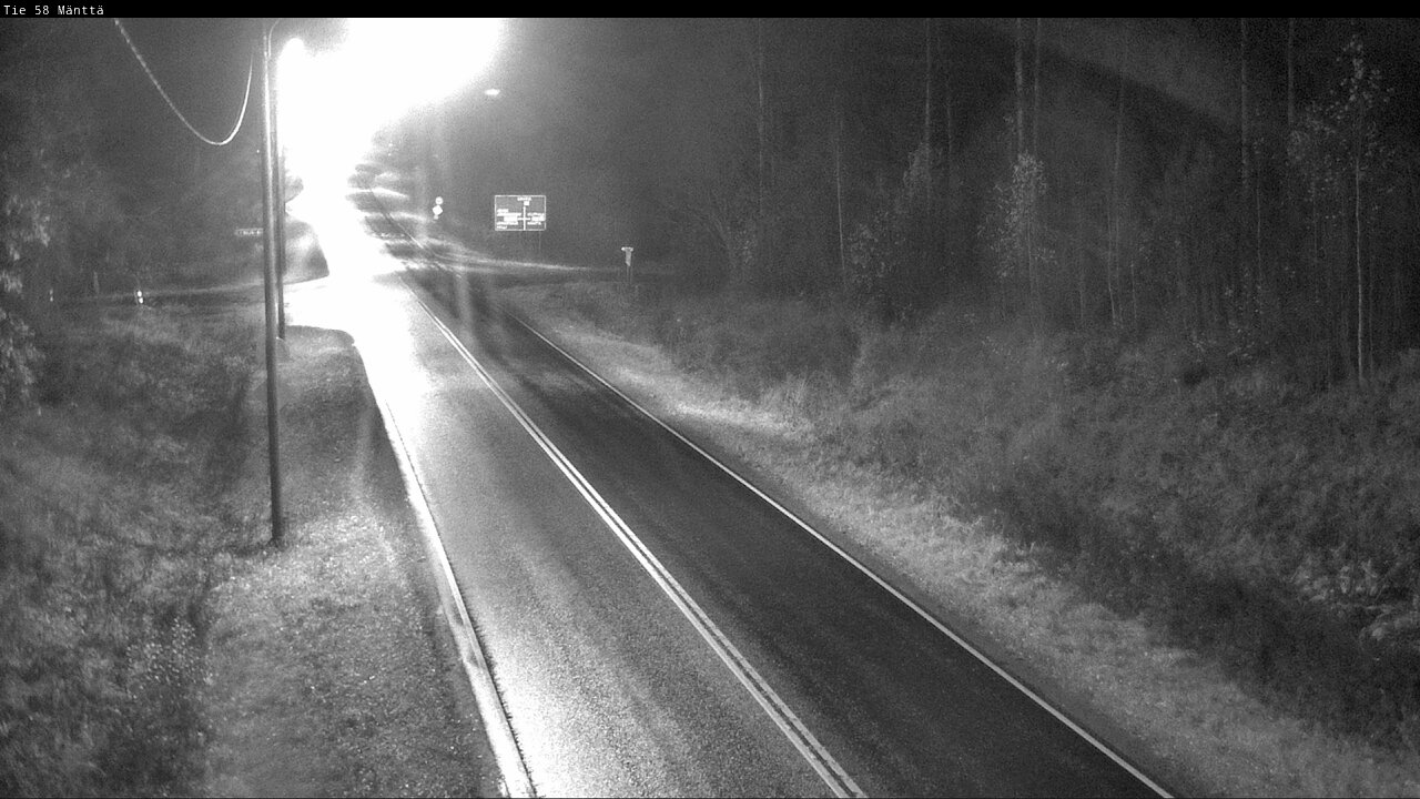 Weather Camera Image Väg 58 Mänttä, Mänttä-Vilppula, Pirkanmaa