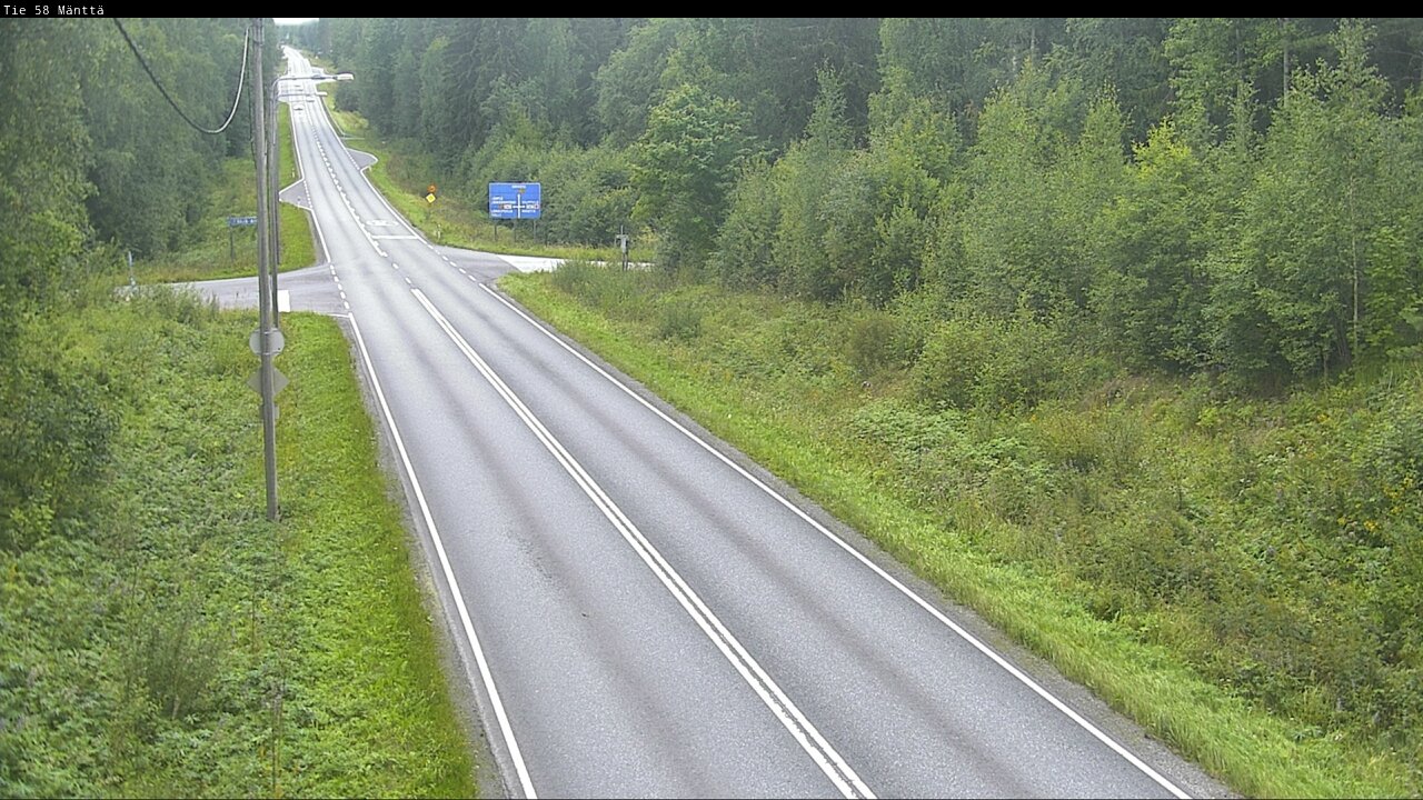 Weather Camera Image Road 58 Mänttä, Mänttä-Vilppula, Pirkanmaa
