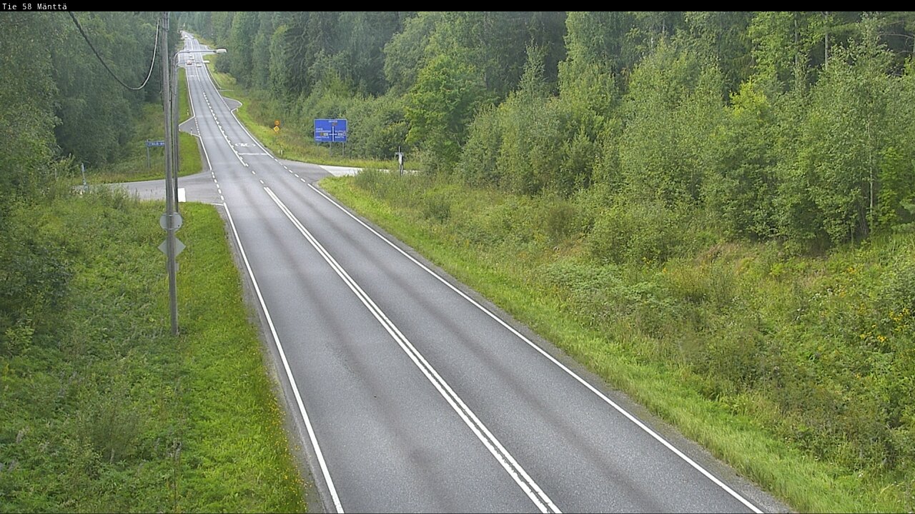 Weather Camera Image Road 58 Mänttä, Mänttä-Vilppula, Pirkanmaa