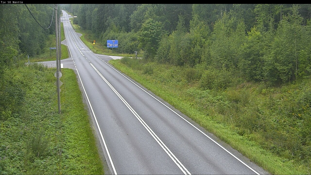 Weather Camera Image Road 58 Mänttä, Mänttä-Vilppula, Pirkanmaa