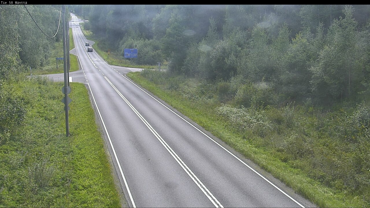 Kelikamerat Kuva Tie 58 Mänttä, Mänttä-Vilppula, Pirkanmaa