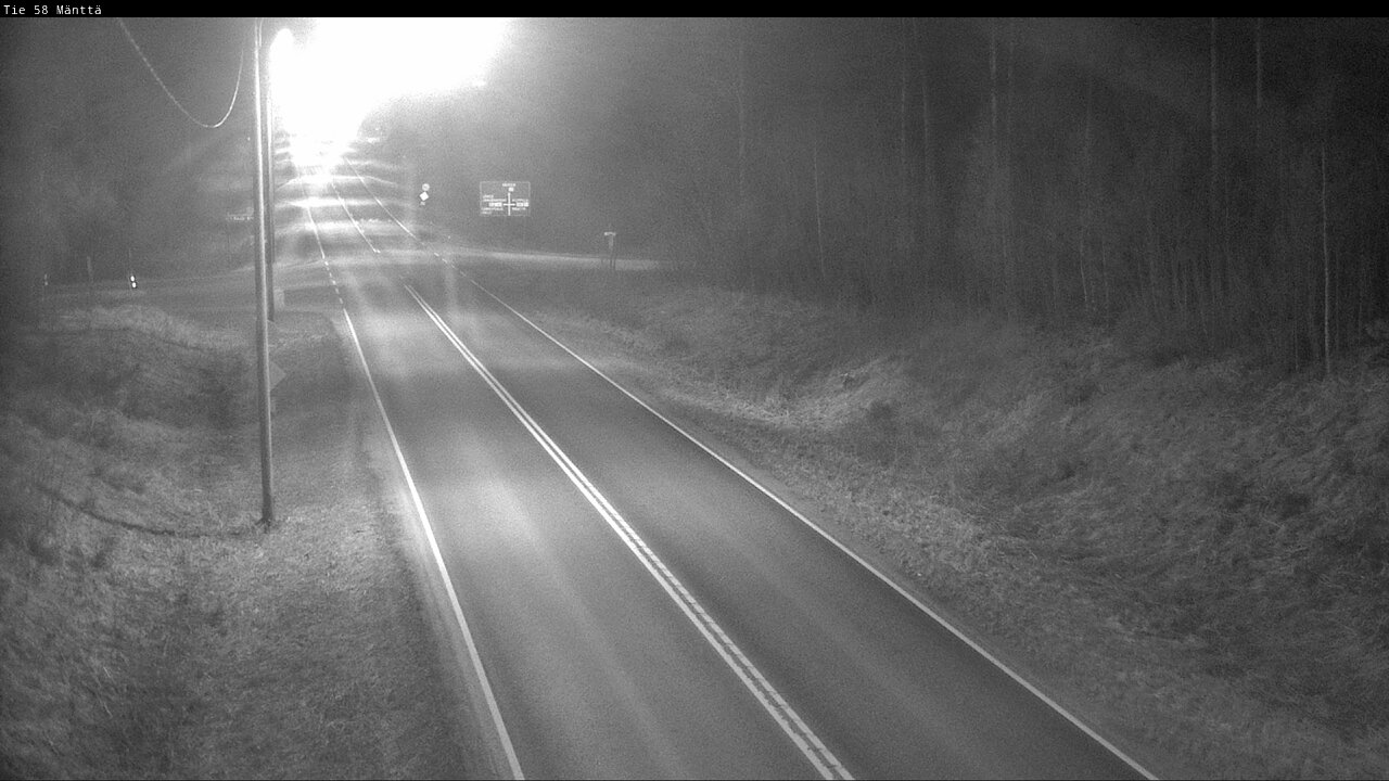 Weather Camera Image Road 58 Mänttä, Mänttä-Vilppula, Pirkanmaa