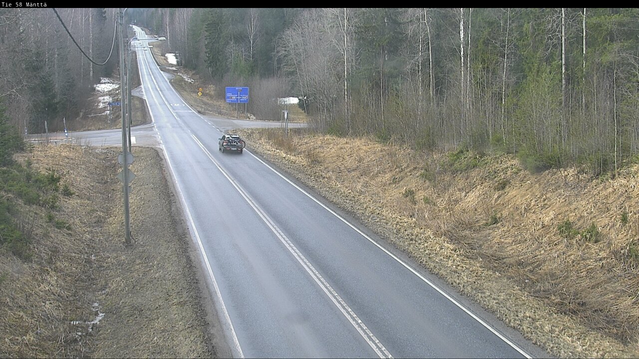 Weather Camera Image Road 58 Mänttä, Mänttä-Vilppula, Pirkanmaa