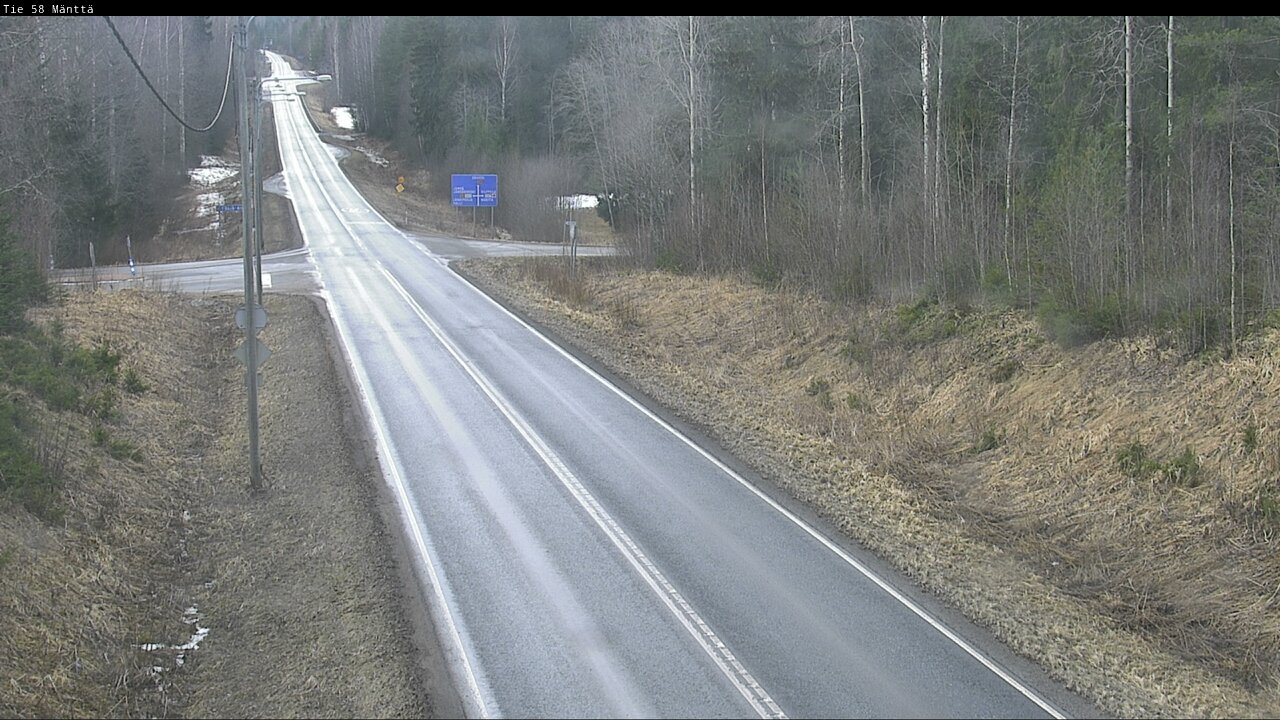 Weather Camera Image Road 58 Mänttä, Mänttä-Vilppula, Pirkanmaa
