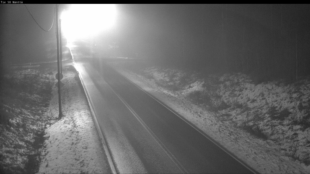 Weather Camera Image Väg 58 Mänttä, Mänttä-Vilppula, Pirkanmaa