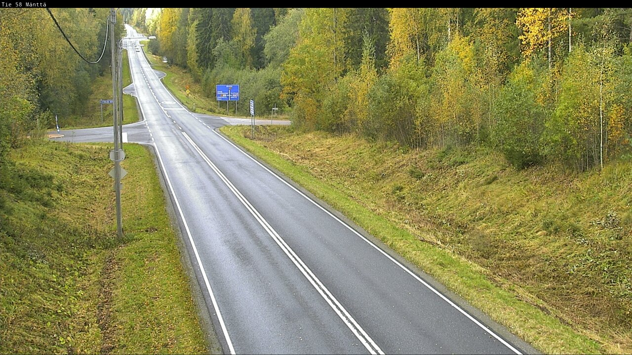 Weather Camera Image Road 58 Mänttä, Mänttä-Vilppula, Pirkanmaa