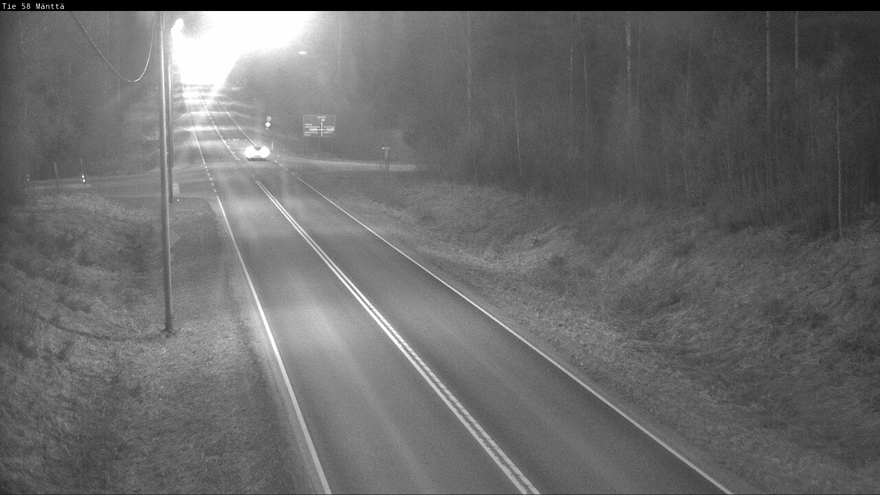 Weather Camera Image Road 58 Mänttä, Mänttä-Vilppula, Pirkanmaa