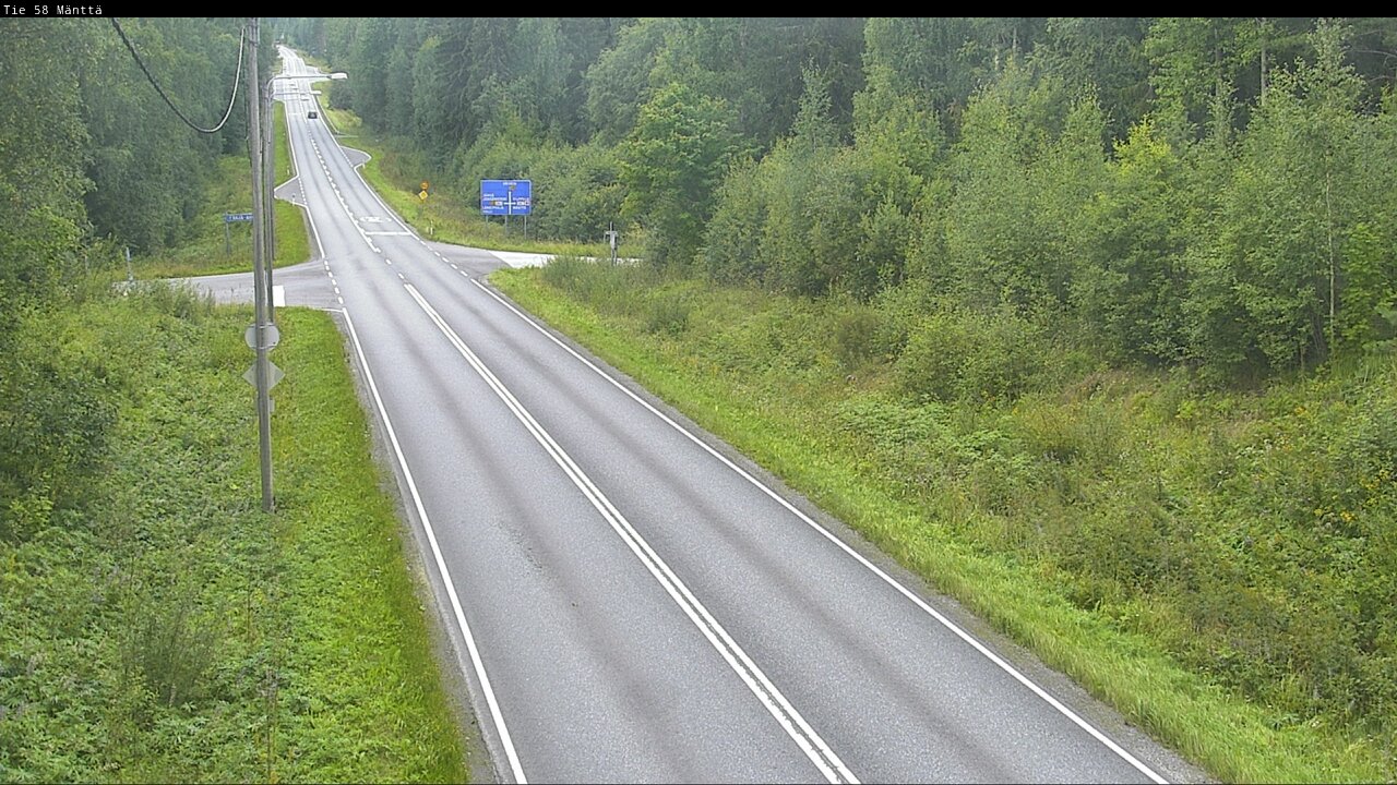 Weather Camera Image Road 58 Mänttä, Mänttä-Vilppula, Pirkanmaa