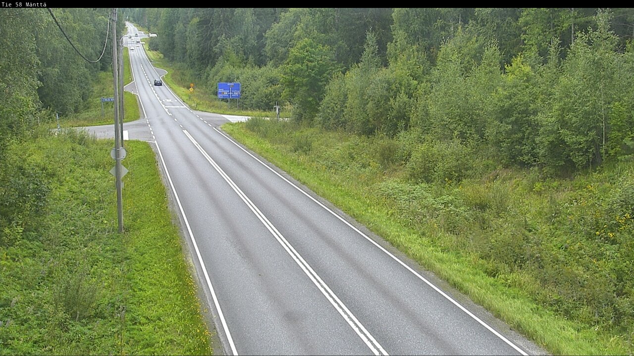 Weather Camera Image Road 58 Mänttä, Mänttä-Vilppula, Pirkanmaa