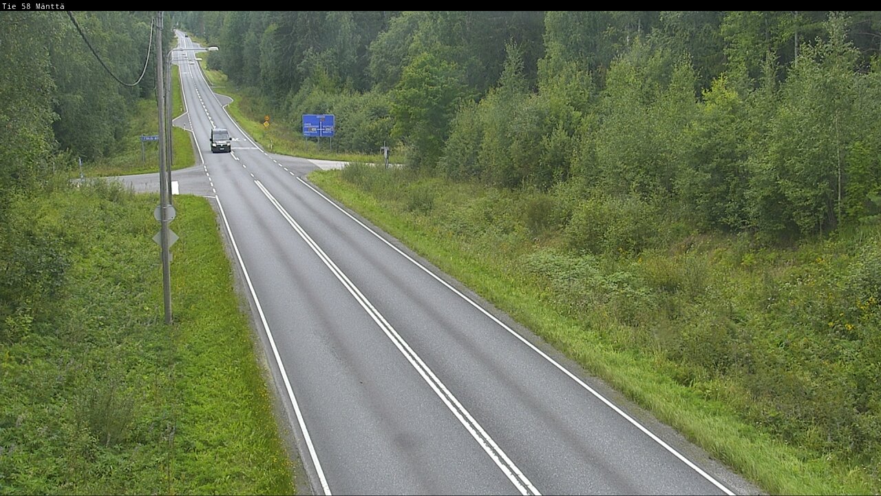 Weather Camera Image Road 58 Mänttä, Mänttä-Vilppula, Pirkanmaa