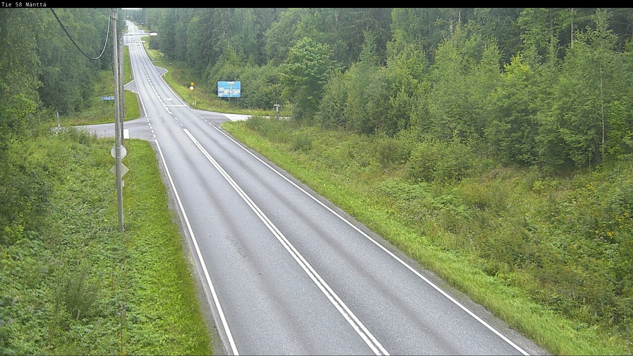 Weather Camera Image Road 58 Mänttä, Mänttä-Vilppula, Pirkanmaa