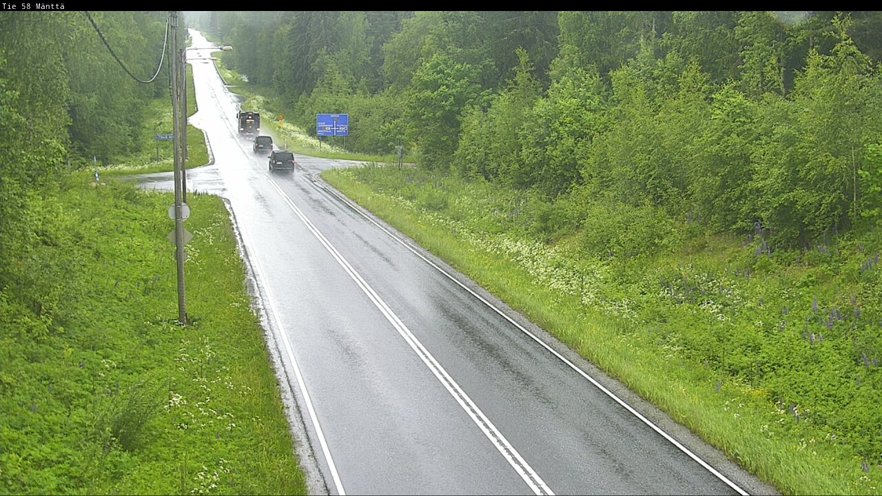 Weather Camera Image Road 58 Mänttä, Mänttä-Vilppula, Pirkanmaa
